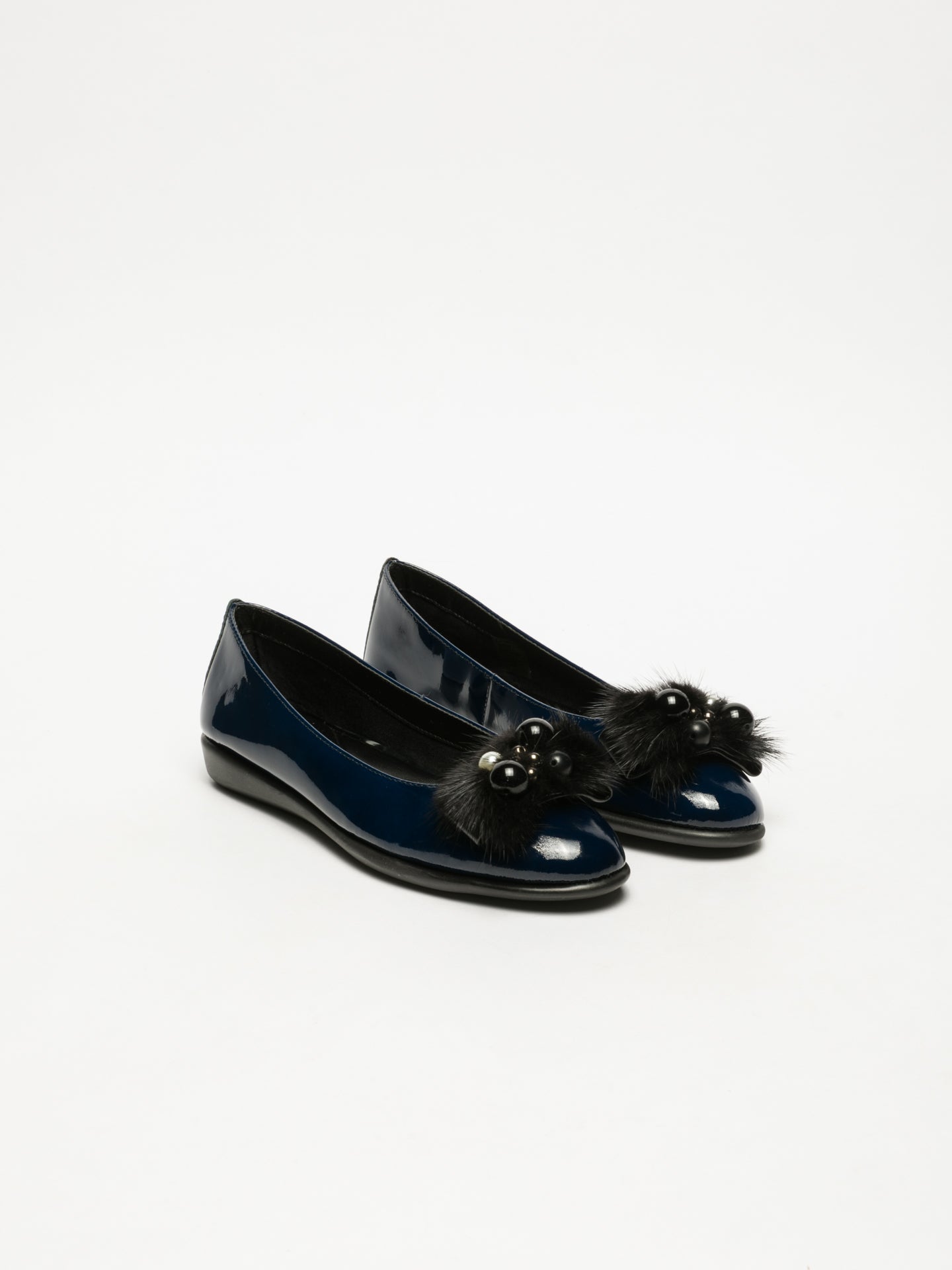 The Flexx Sabrinas em Verniz em Azul Marinho
